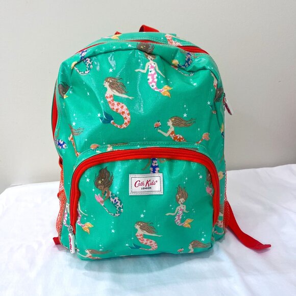 Cath Kidston Kids Backpack – Mermaid Print, Waterproof, School Bag - Picture 1 of 9